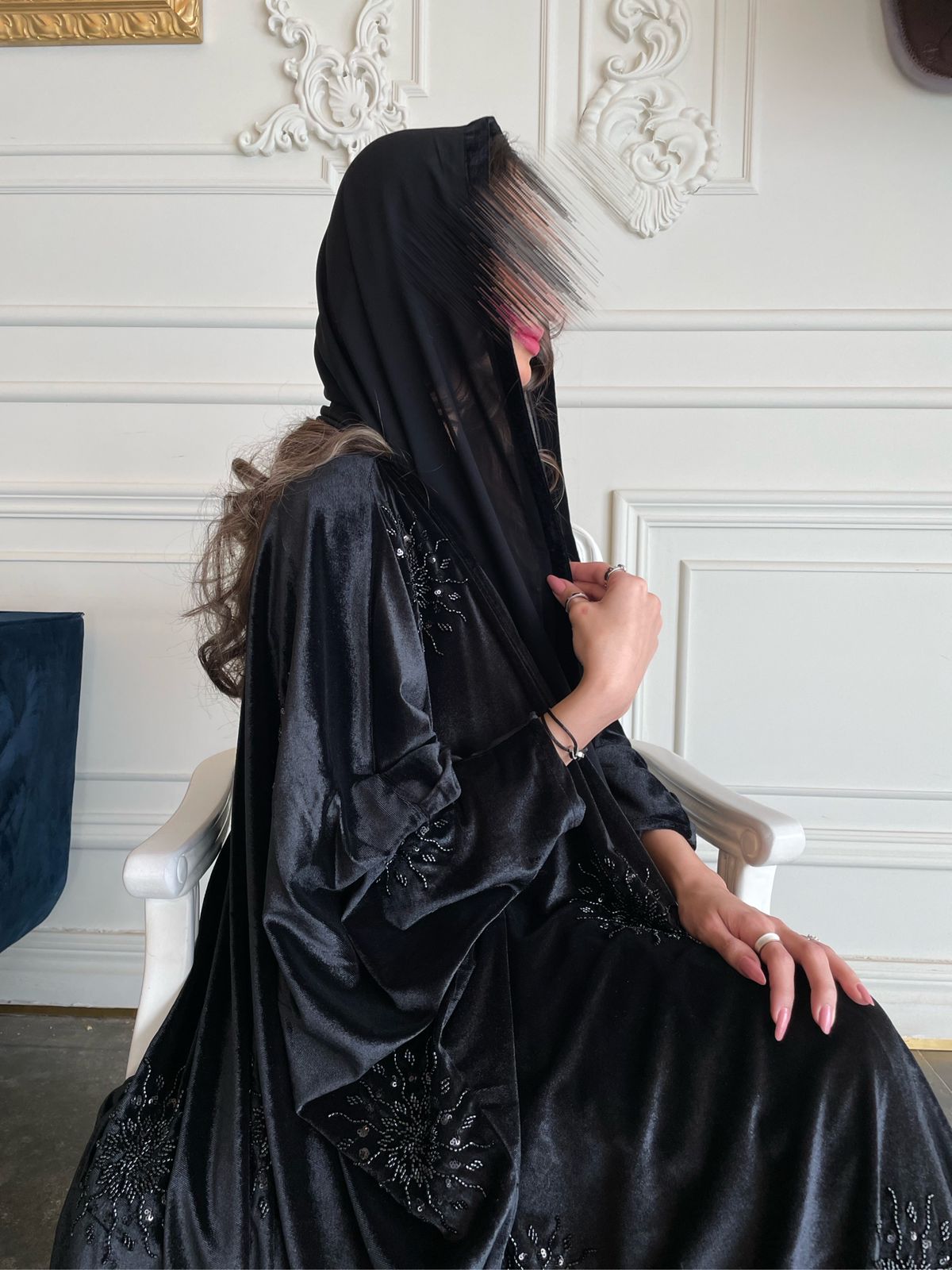 عباية بشت مخمل