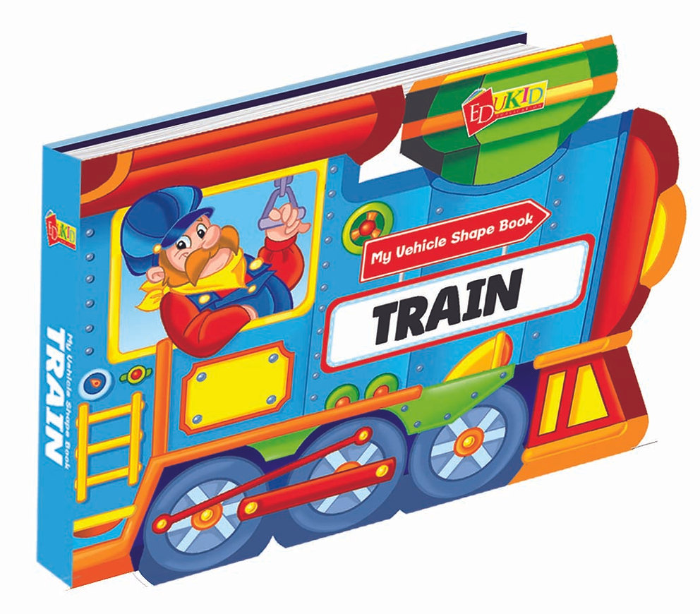  My Vehicle Shape Book - Train 
