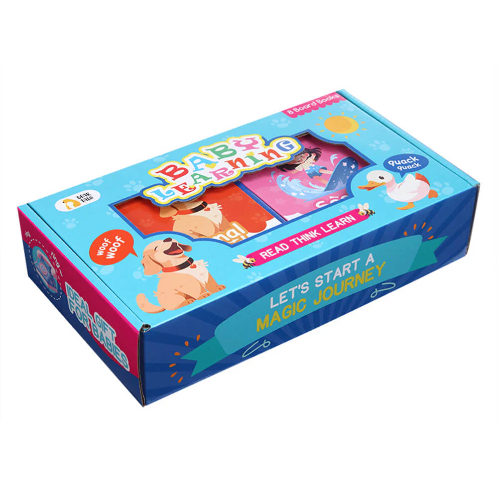  Baby Learing Board Book Set (8 Board Books) 