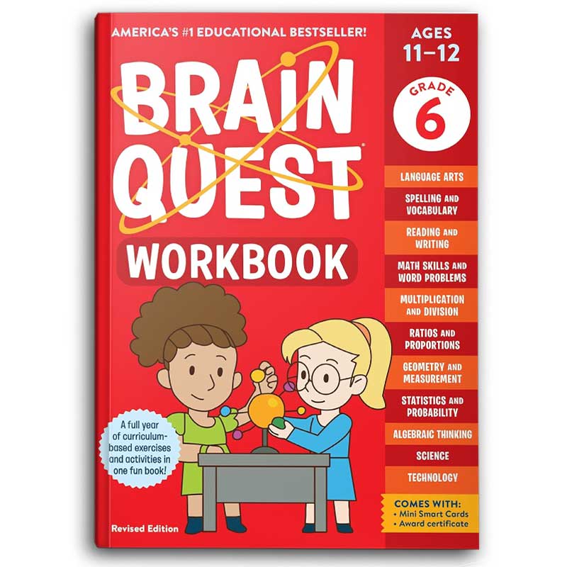  Brain Quest Workbook: 6th Grade Revised Edition 