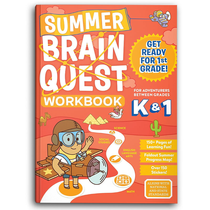  Summer Brain Quest: Between Grades K & 1 