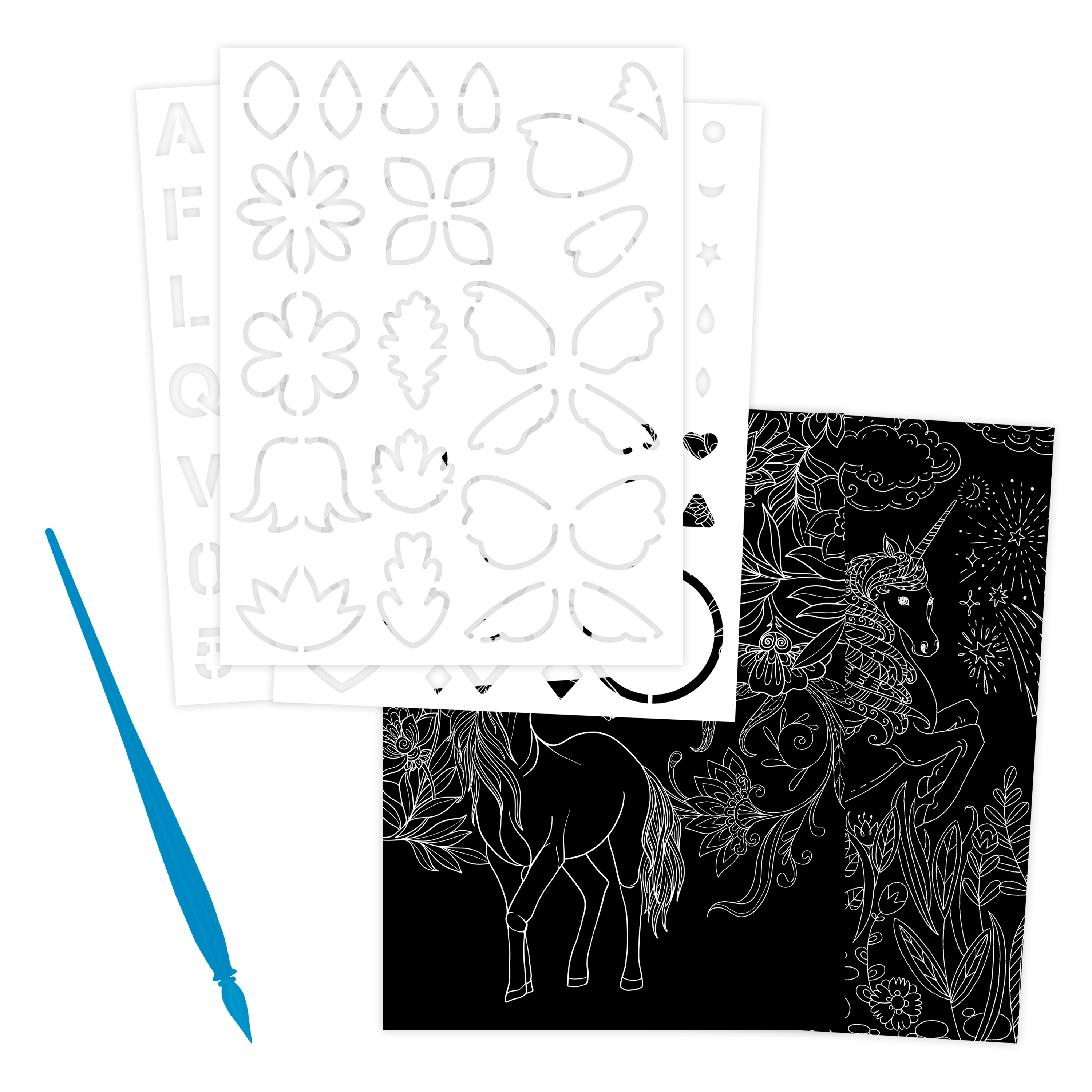   Kaleidoscope Etch Art Creations: Unicorn Magic 
