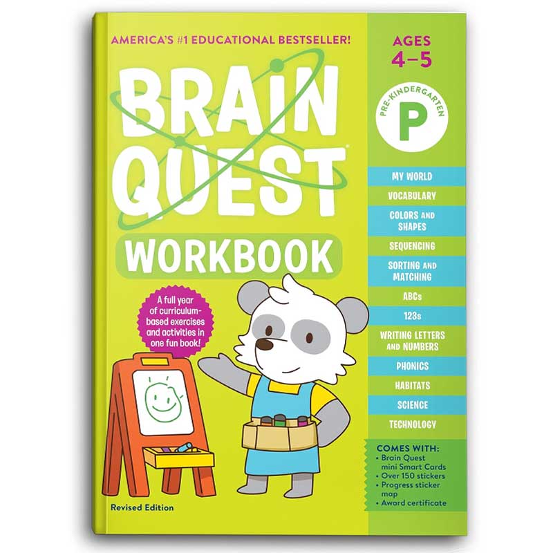  Brain Quest Workbook: Pre-K Revised Edition 