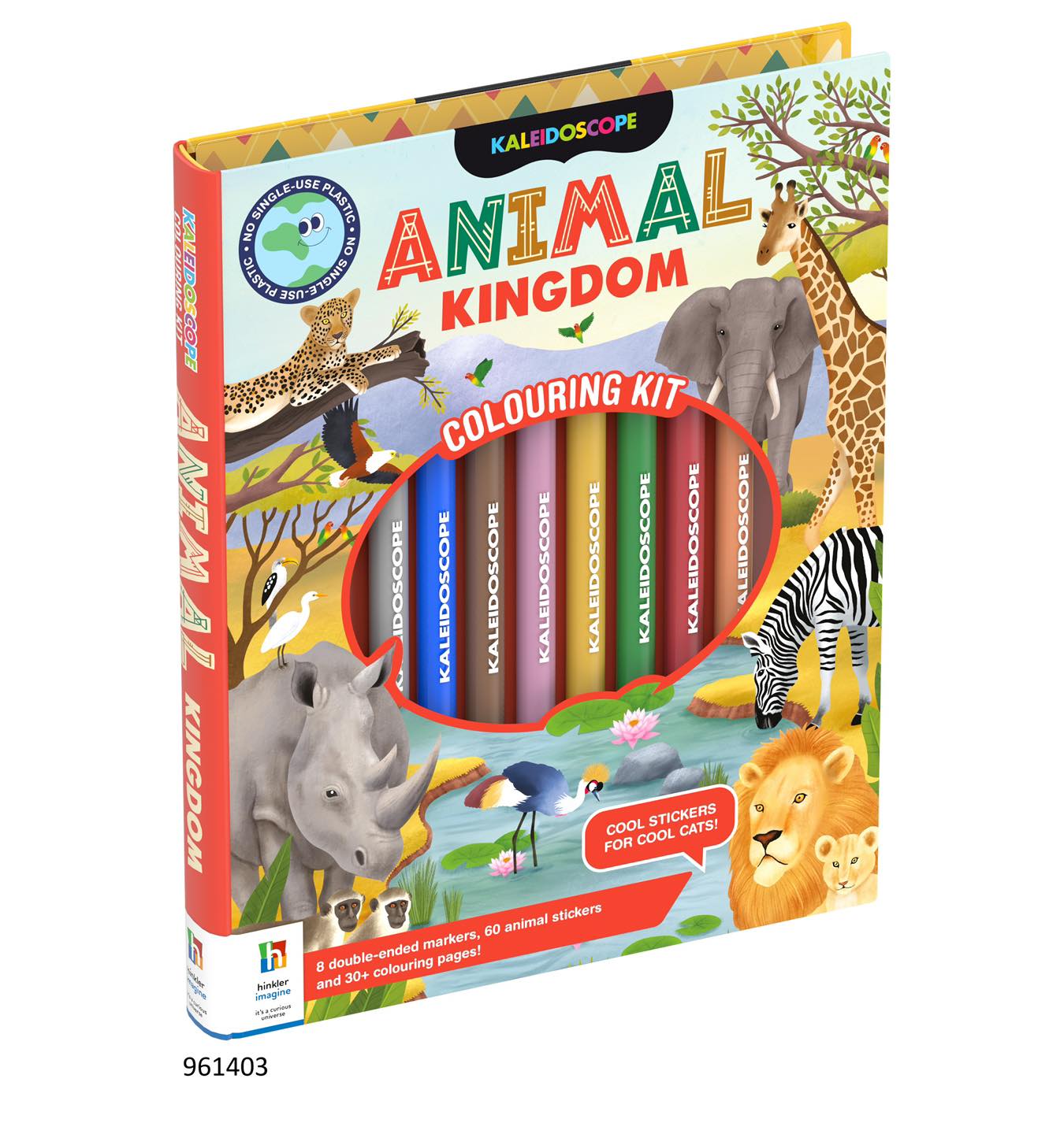  Kaleidoscope Colouring Kit Animal Kingdom 