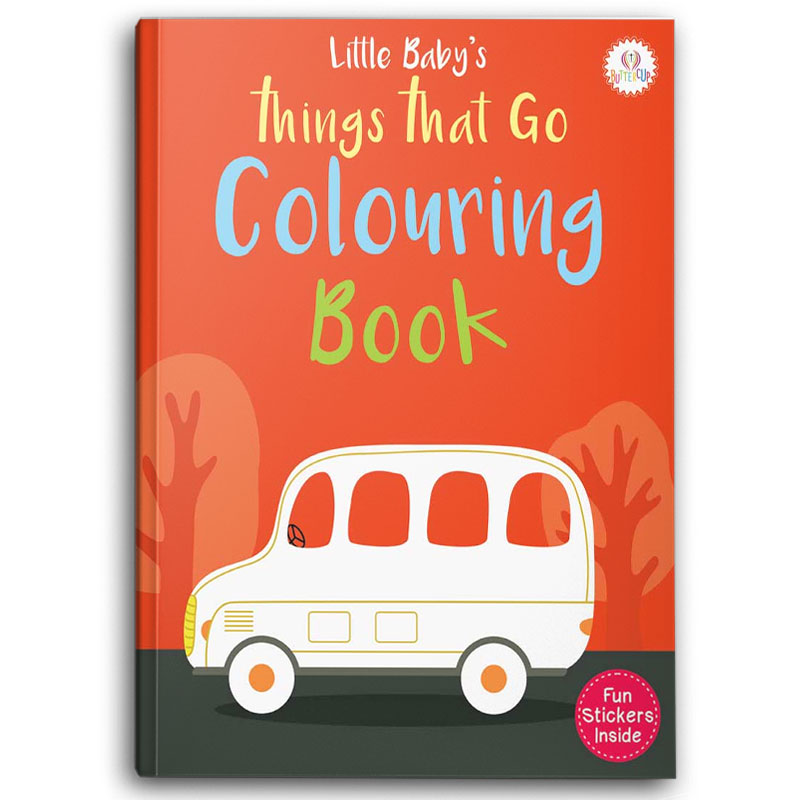  Little Baby’s Things That Go Colouring Book 