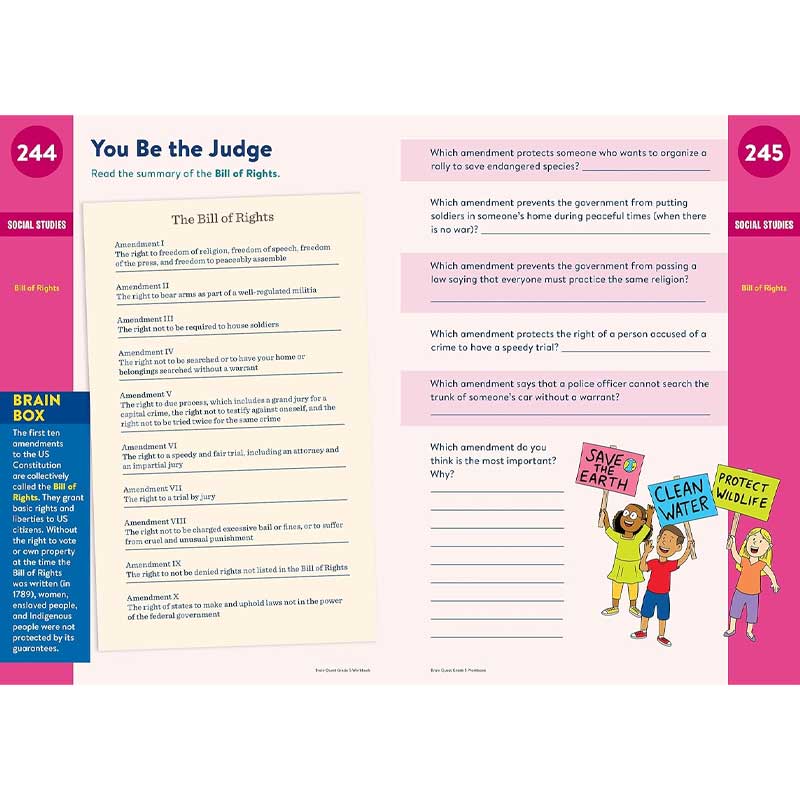  Brain Quest Workbook: 5th Grade Revised Edition 
