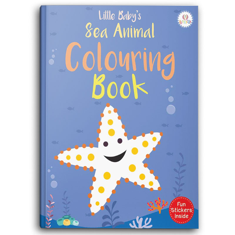  Little Baby’s Sea Animal Colouring Book 