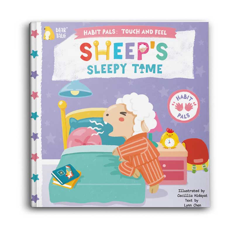  Habit Pals Push Pull Slide Kids Activity Book - Sheep's Sleepy Time 