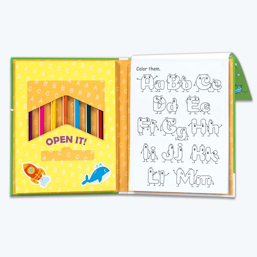  Super Pen Coloring Book Alphabet 