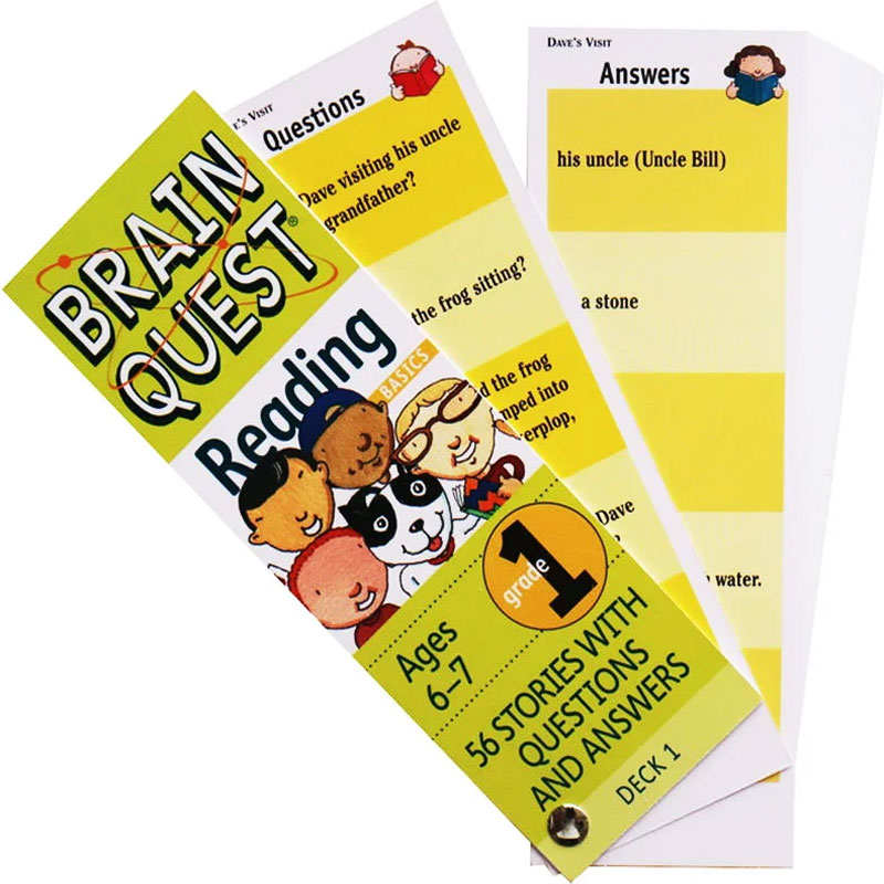  Brain Quest 1st Grade Reading Q&A Cards 
