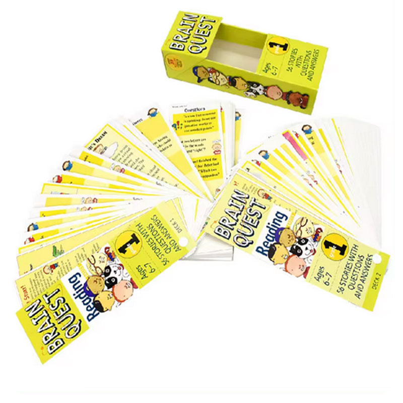  Brain Quest 1st Grade Reading Q&A Cards 
