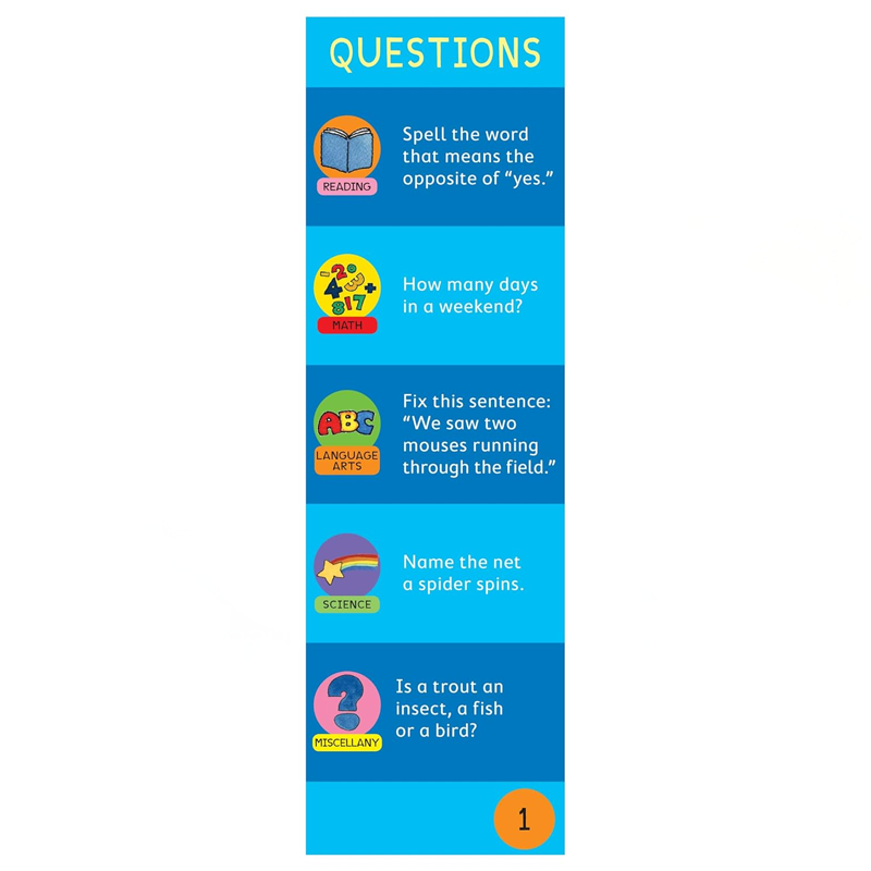 Brain Quest 1st Grade Q&A Cards 