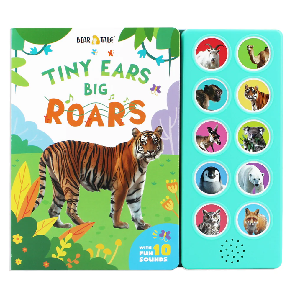  Tiny Ear Big Roars Sound Book 