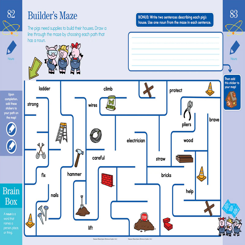  Summer Brain Quest: Between Grades 1 & 2 