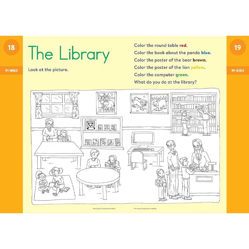  Brain Quest Workbook: Pre-K Revised Edition 
