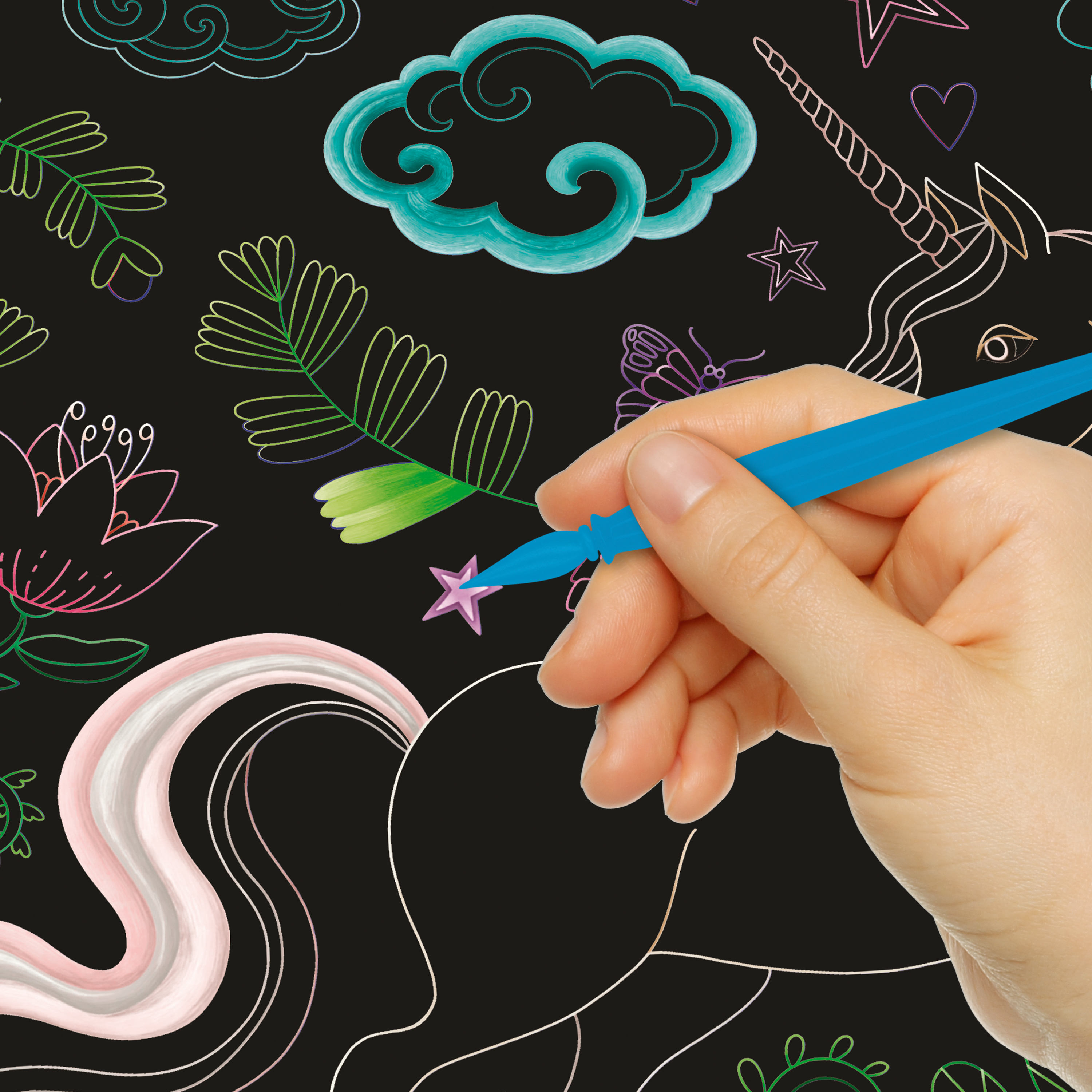   Kaleidoscope Etch Art Creations: Unicorn Magic 