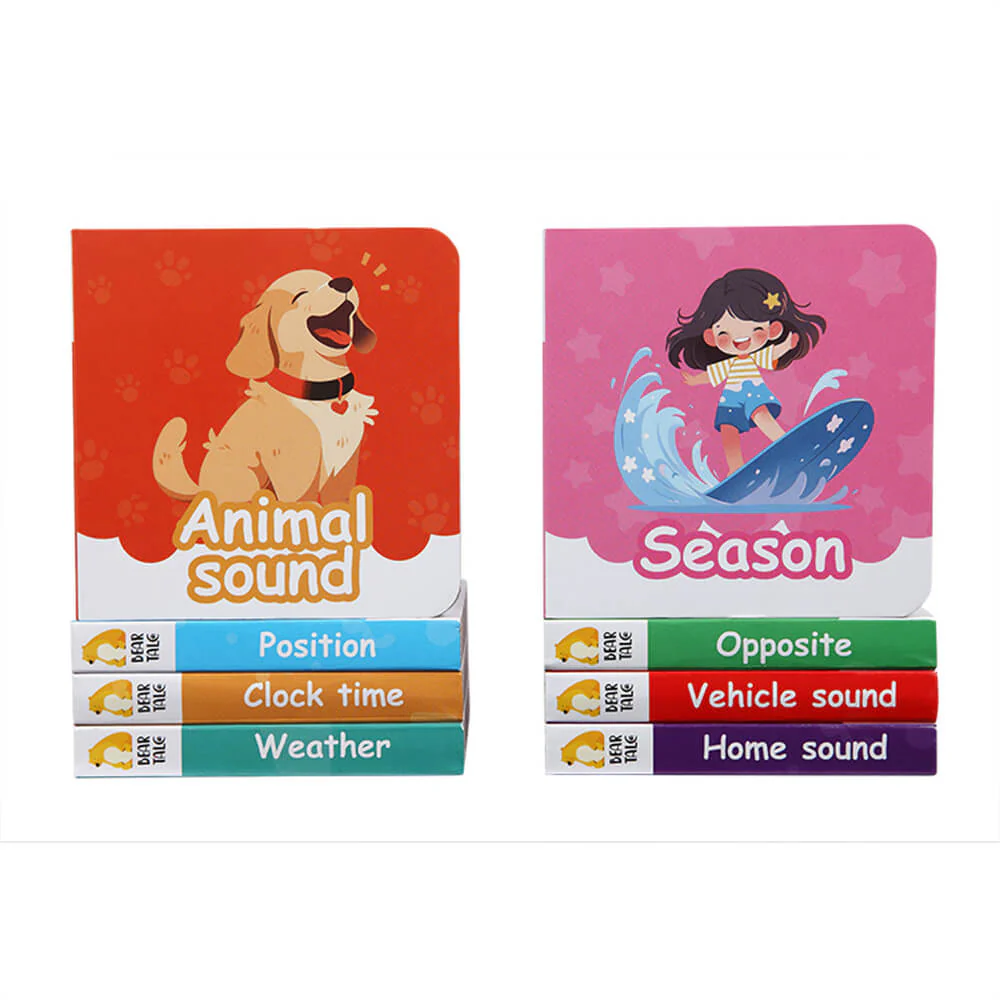  Baby Learing Board Book Set (8 Board Books) 