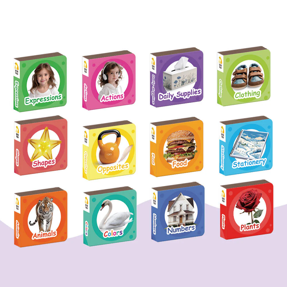  Early Learing Board Book Set (12 Board Books) 
