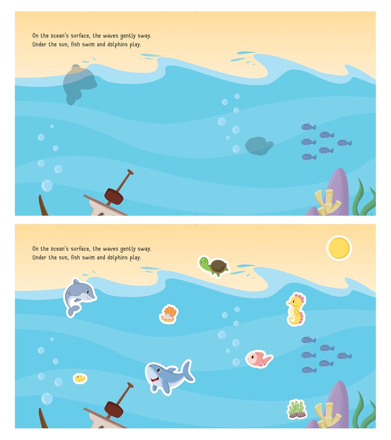  Peel, Stick & Play - Underwater 