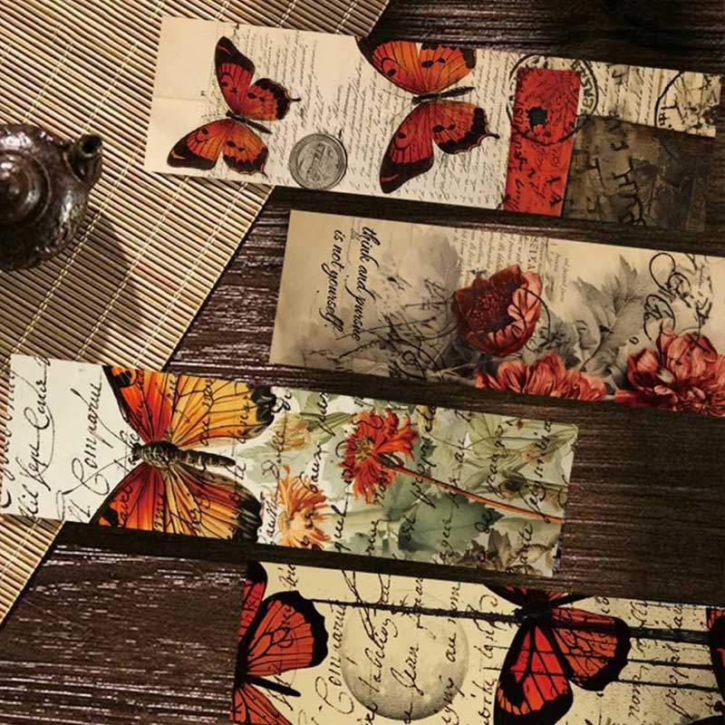  فواصل ورقية - الفراشات 