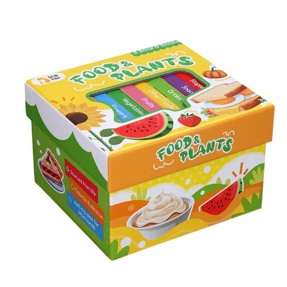 Food And Plants Board Book Set (8 Board Books) 