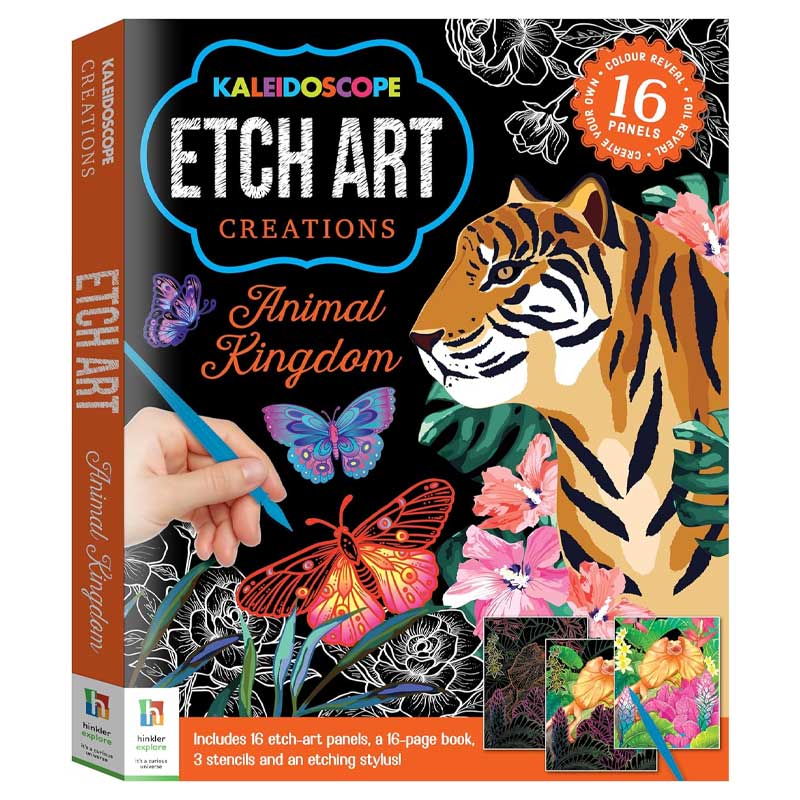  Kaleidoscope Etch Art Creations Animal Kingdom  