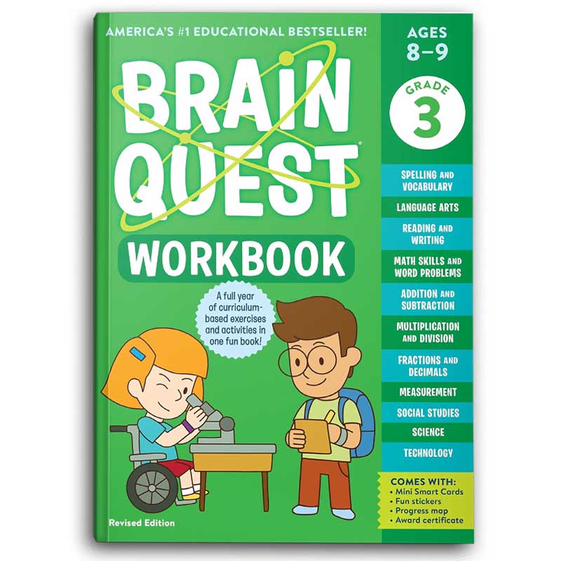  Brain Quest Workbook: 3rd Grade Revised Edition 
