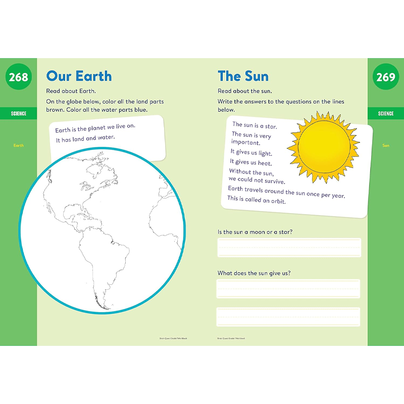  Brain Quest Workbook: 1st Grade Revised Edition 