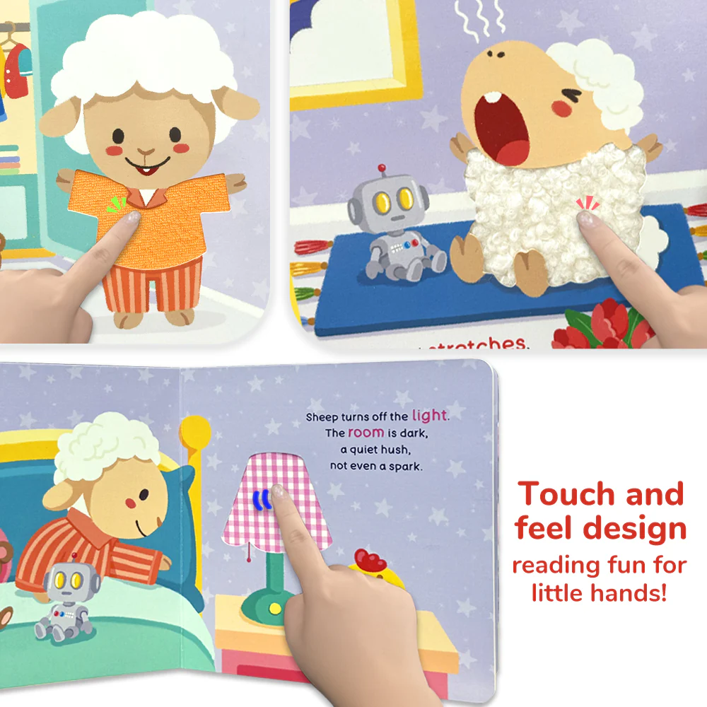  Habit Pals Push Pull Slide Kids Activity Book - Sheep's Sleepy Time 