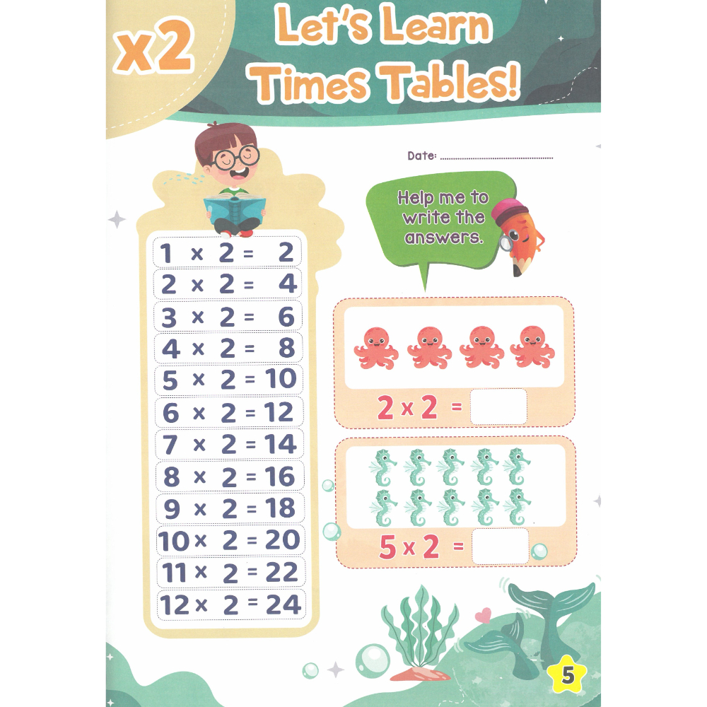  Lets Learn Times Tables 