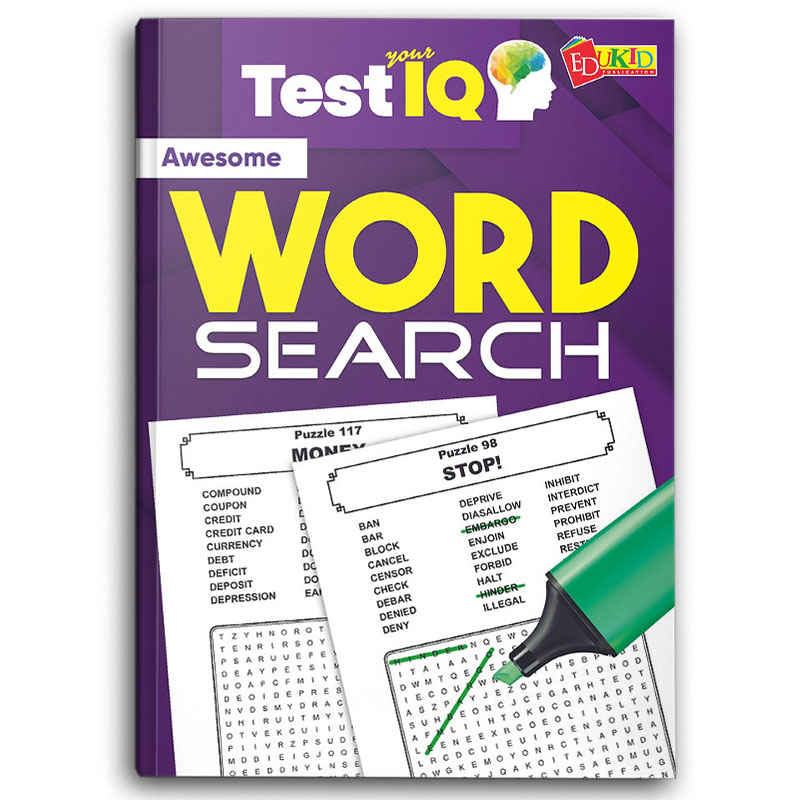  Test Your IQ Word Search-Awesome 