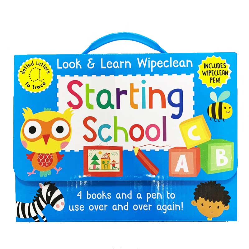  Look & learn Wipe clean starting school 