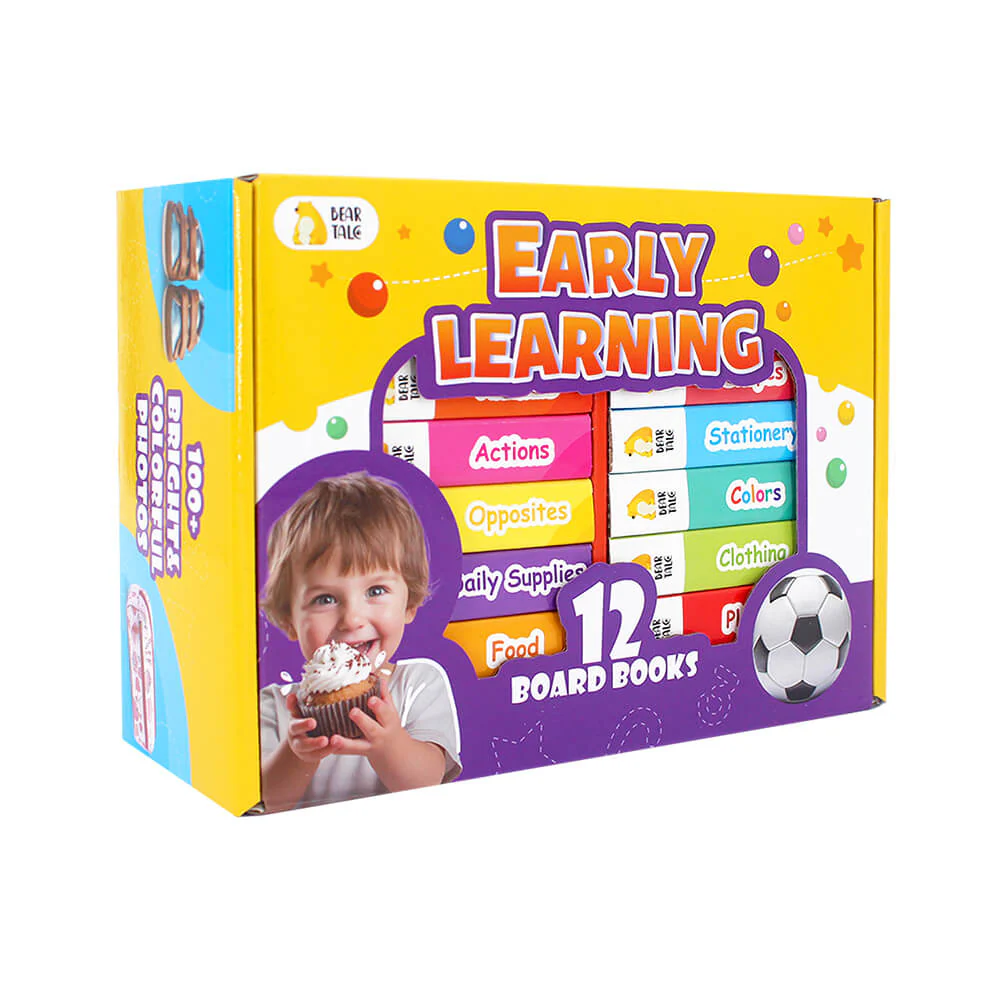  Early Learing Board Book Set (12 Board Books) 