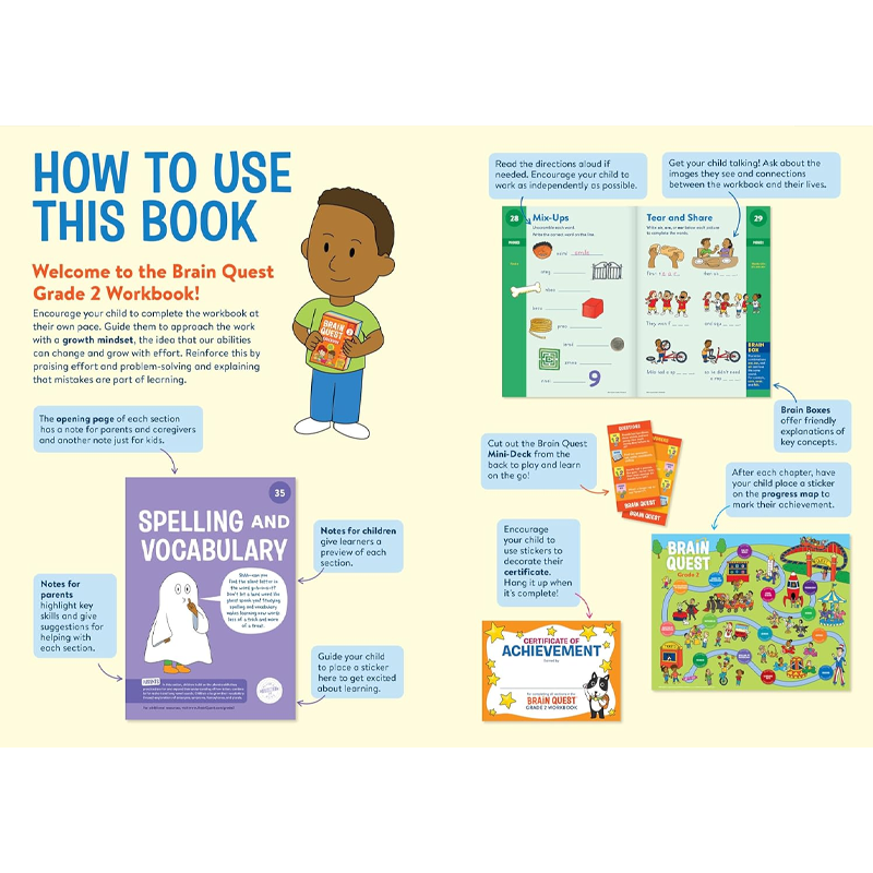  Brain Quest Workbook: 2nd Grade Revised Edition 
