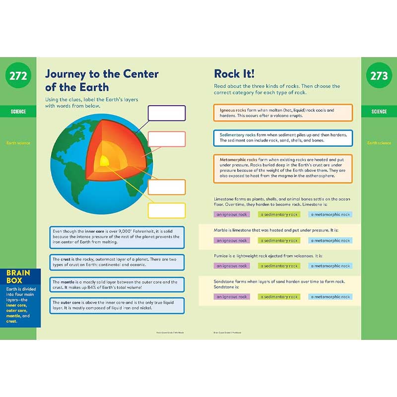  Brain Quest Workbook: 5th Grade Revised Edition 