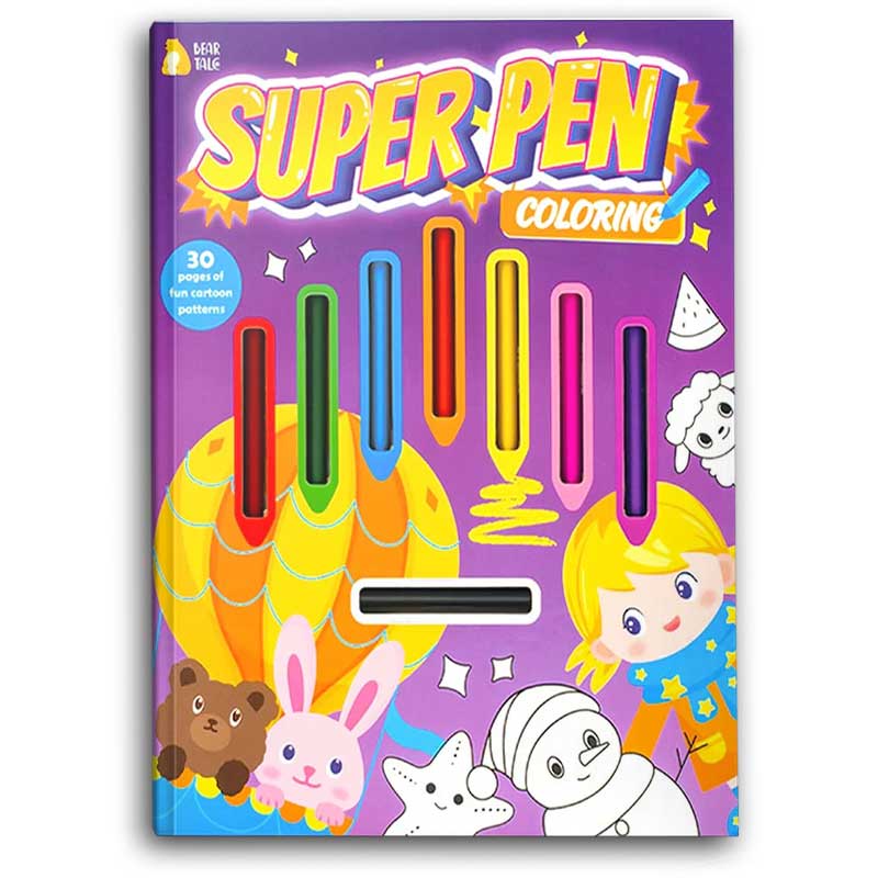  Super Pen Coloring Book  