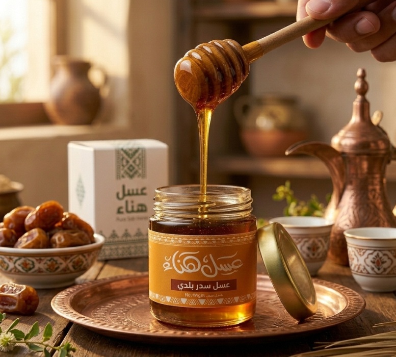 عسل سدر رجال ألمع 250 جم من عسل هناء