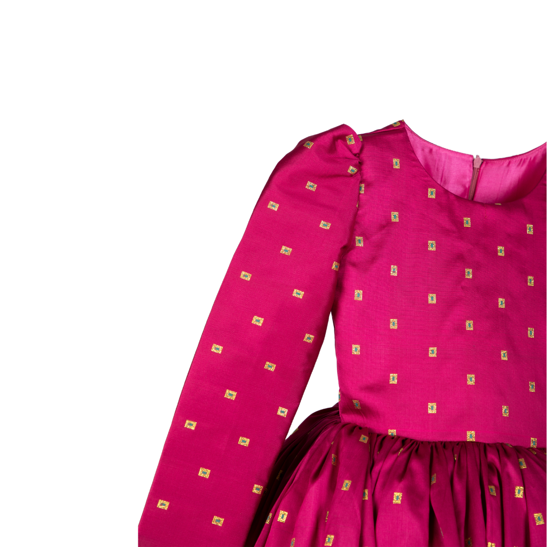 traditional dress indian fabric for girls