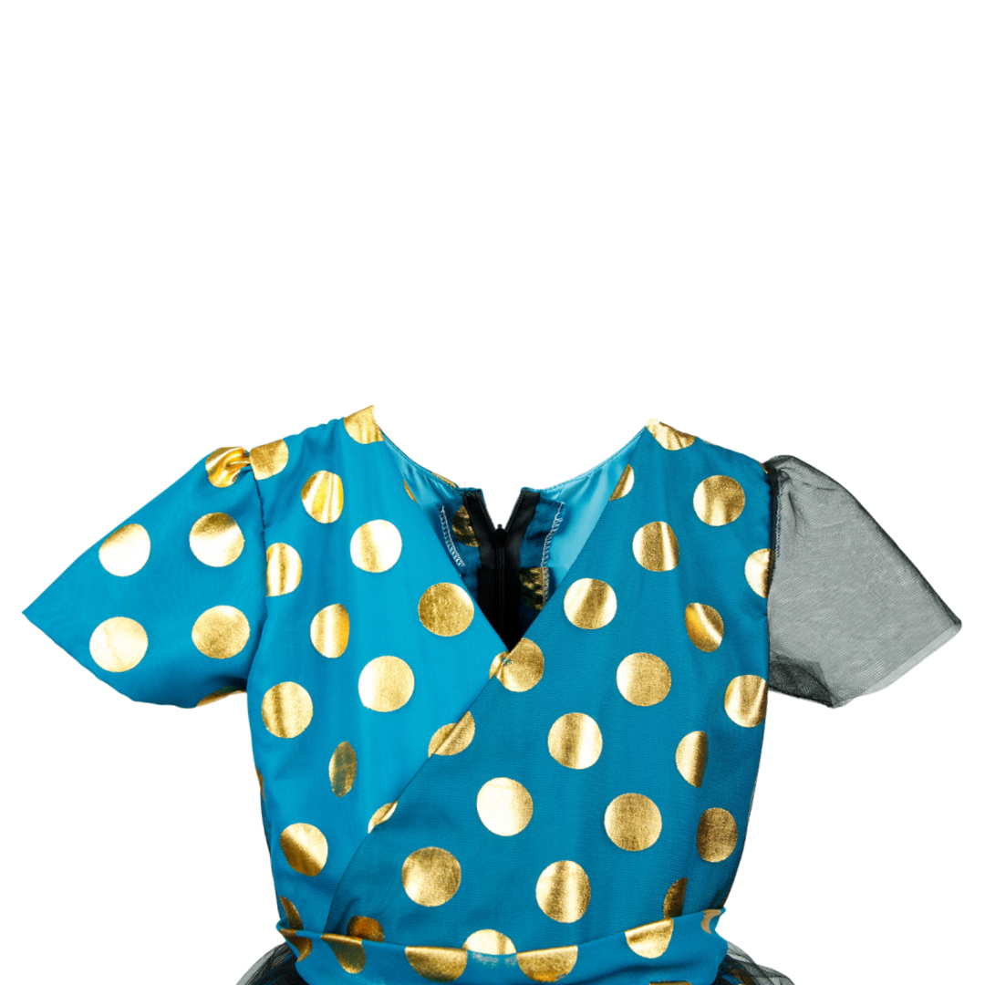 traditional blue dress