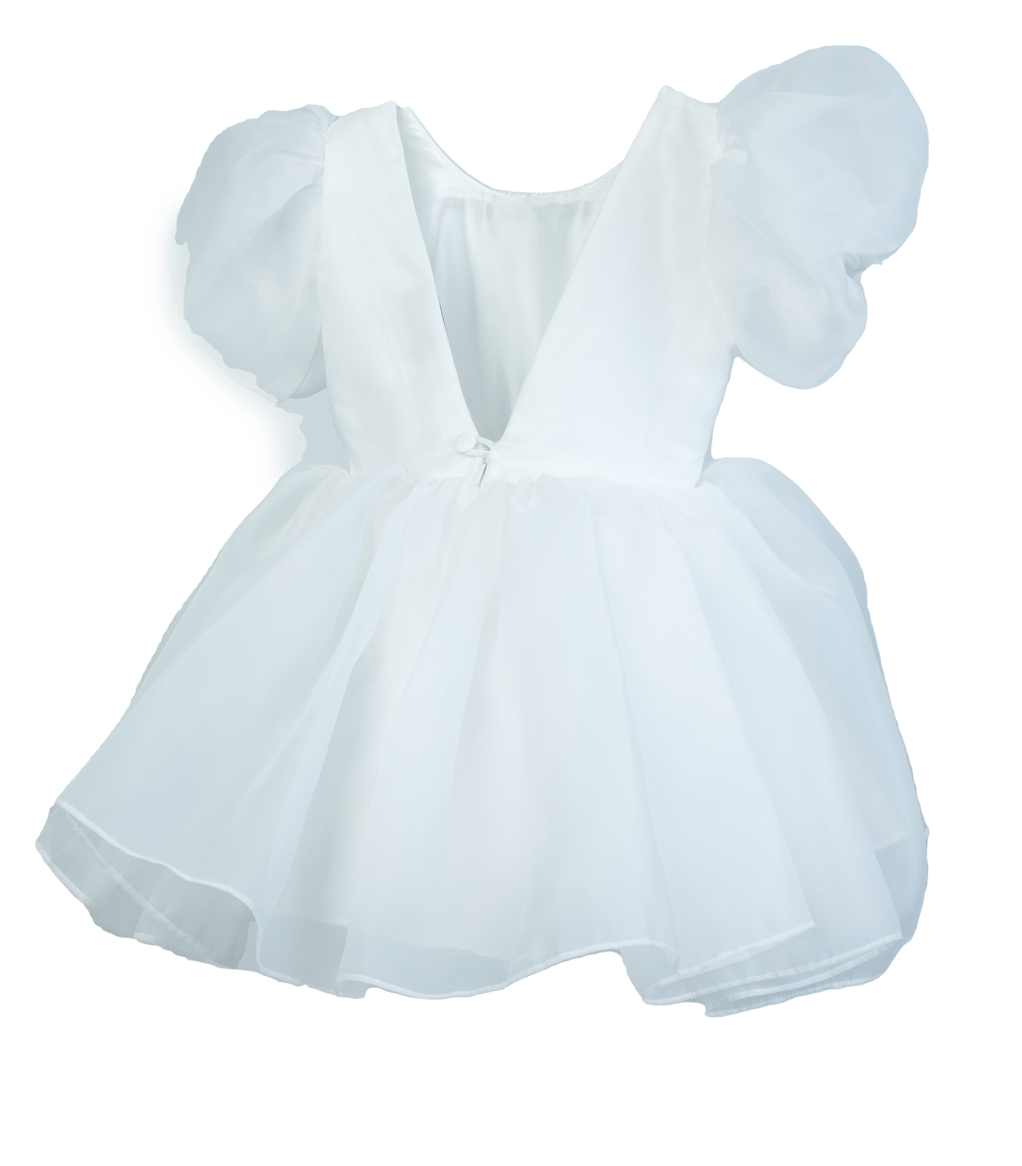 white dress for girls for wedding and party back design