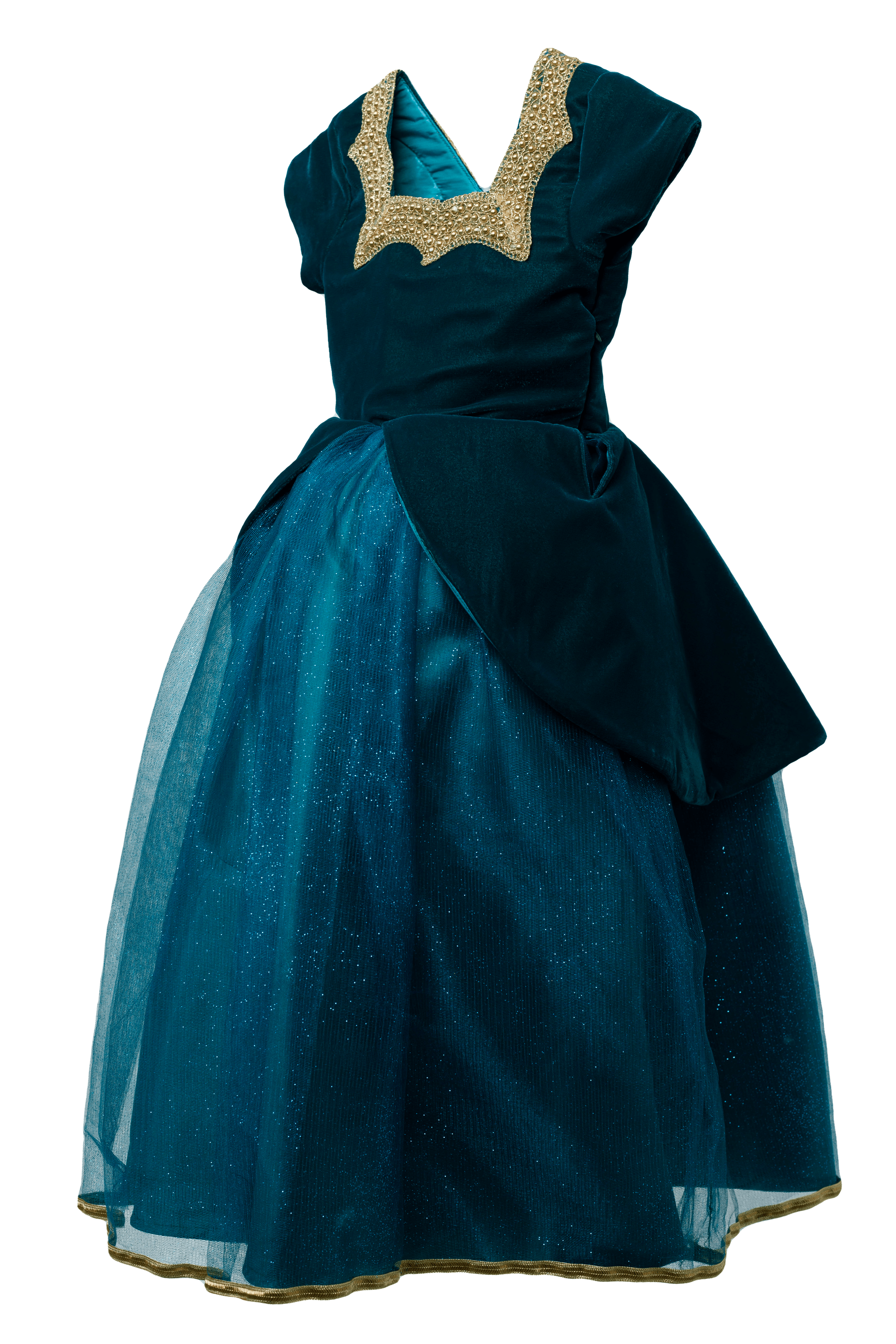 princess merida dress emerald color