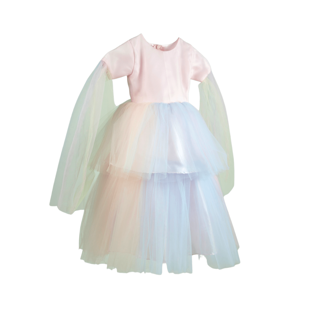 rainbow dress for little girls