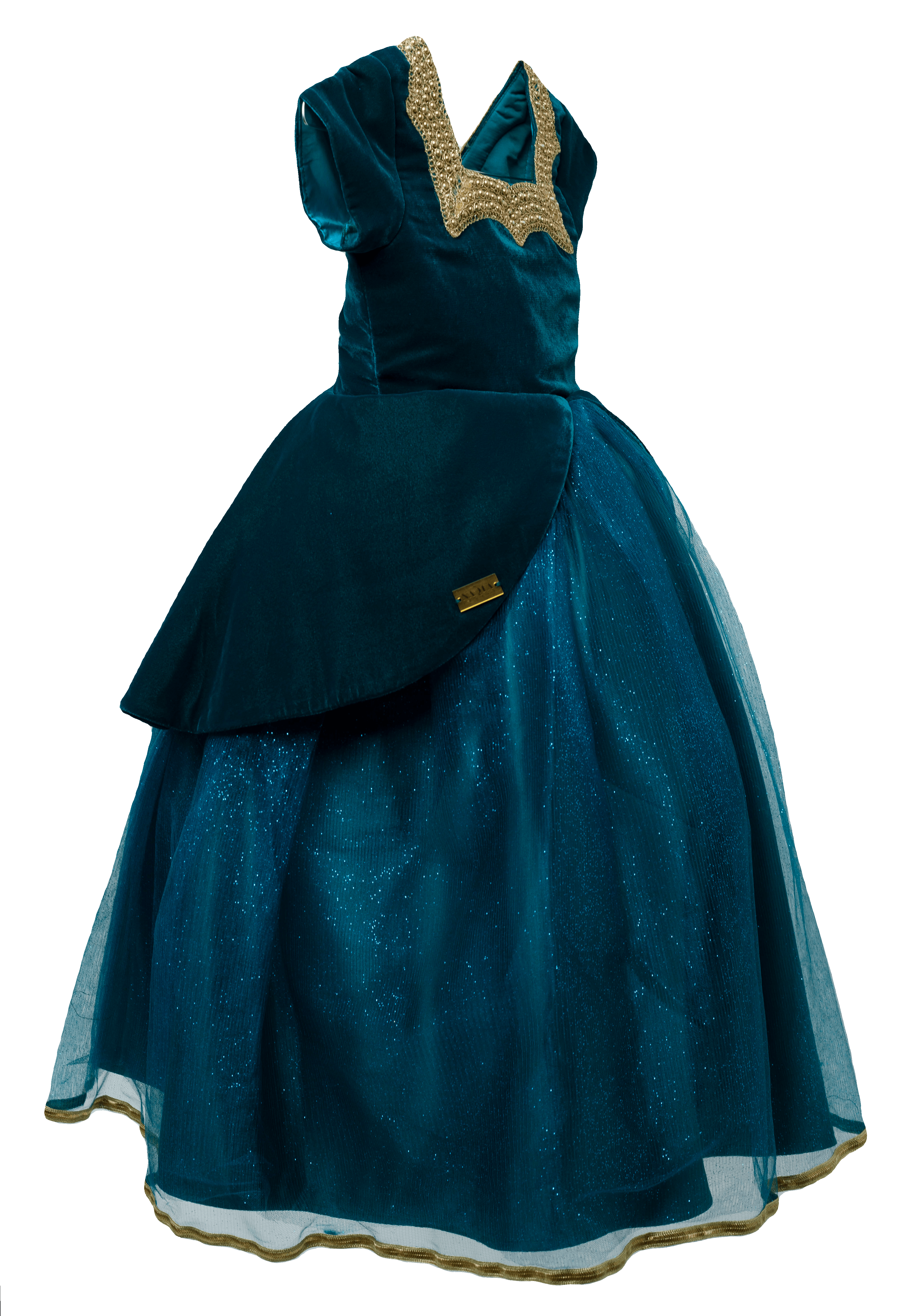 princess merida dress emerald color
