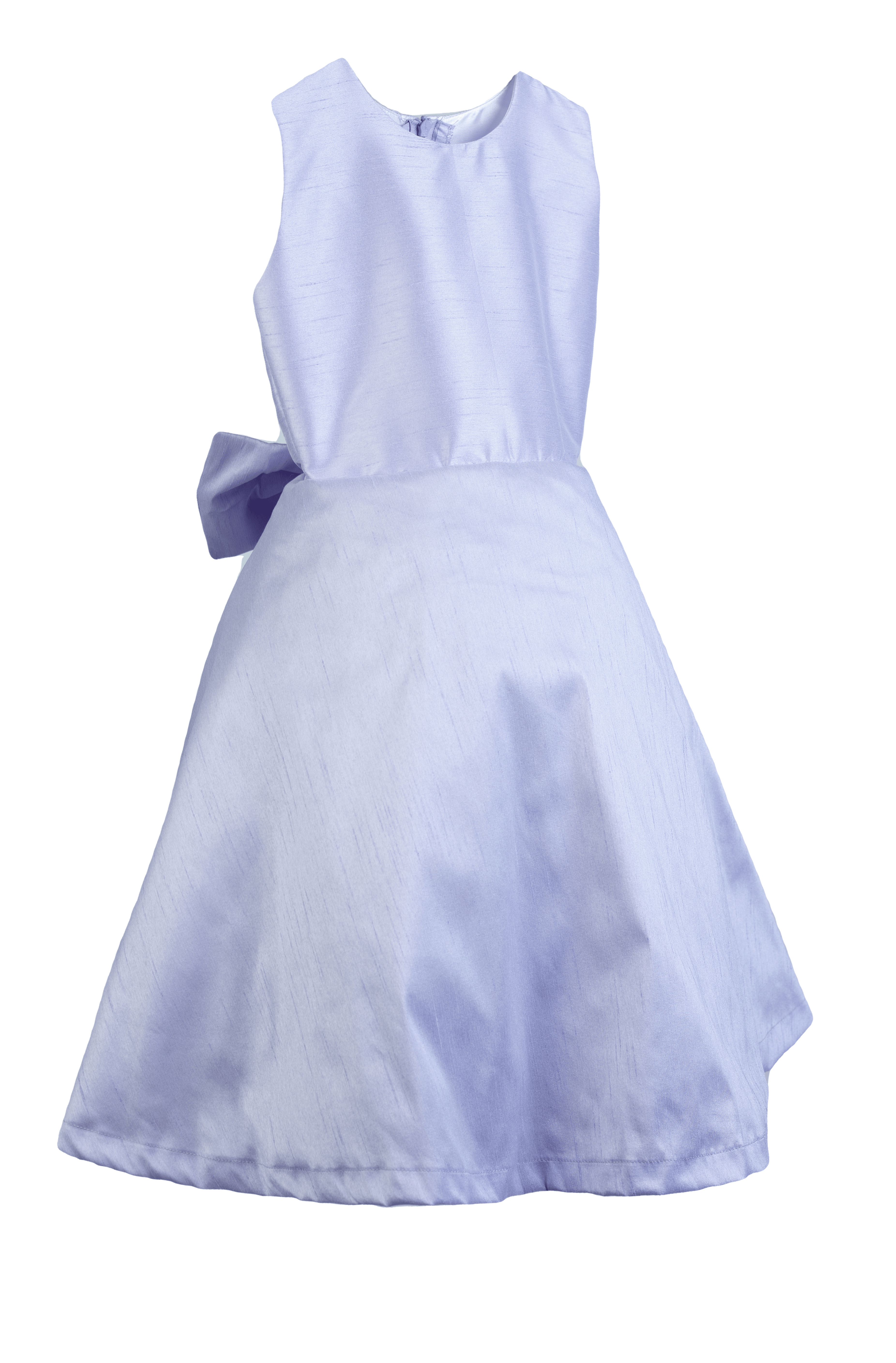 purple summer dress for girls with back design