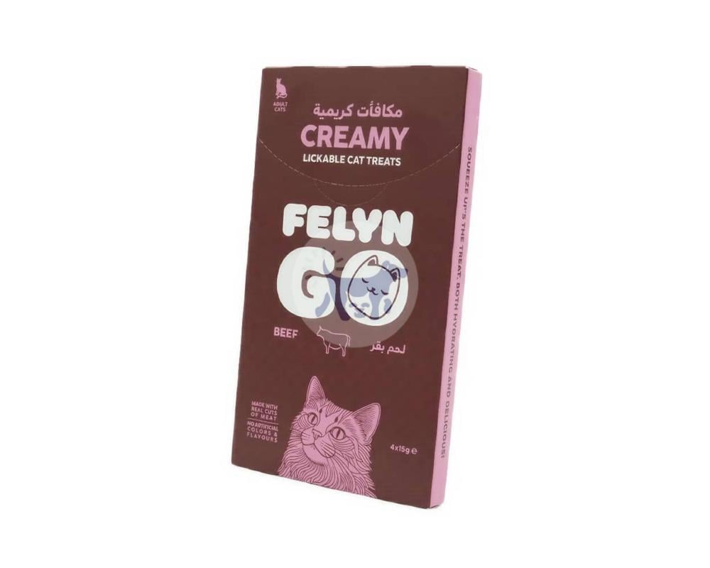Felyn Go Treats for Cats Beef 4 Meat 15g