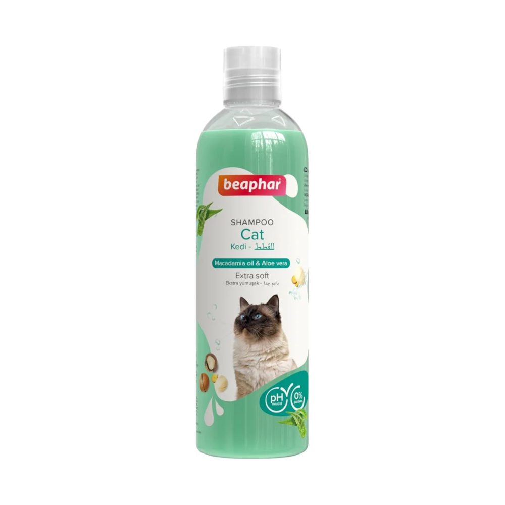 بيفار شامبو للقطط بزيت المكاديميا والصبار 250ml