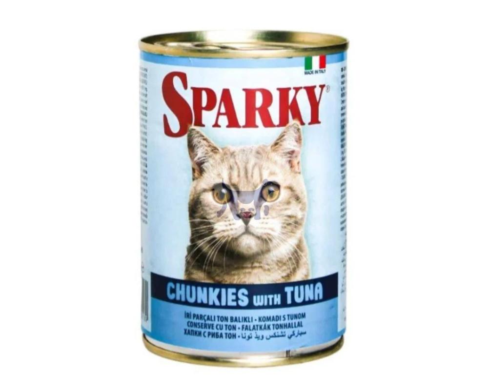 sparky Wet Food for Cats Chunks Tuna 415g