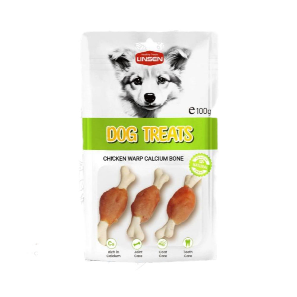 Linsen Treats for Dogs Chicken 100g