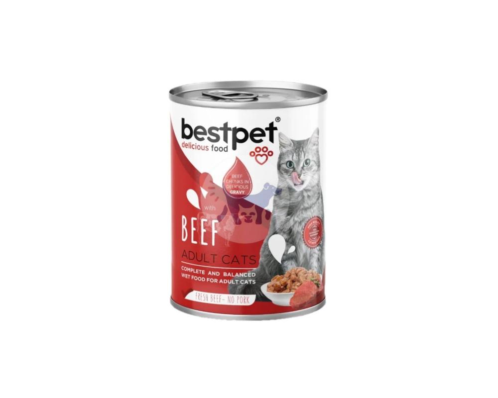 بيست بيت طعام رطب للقطط باللحم البقري 400g