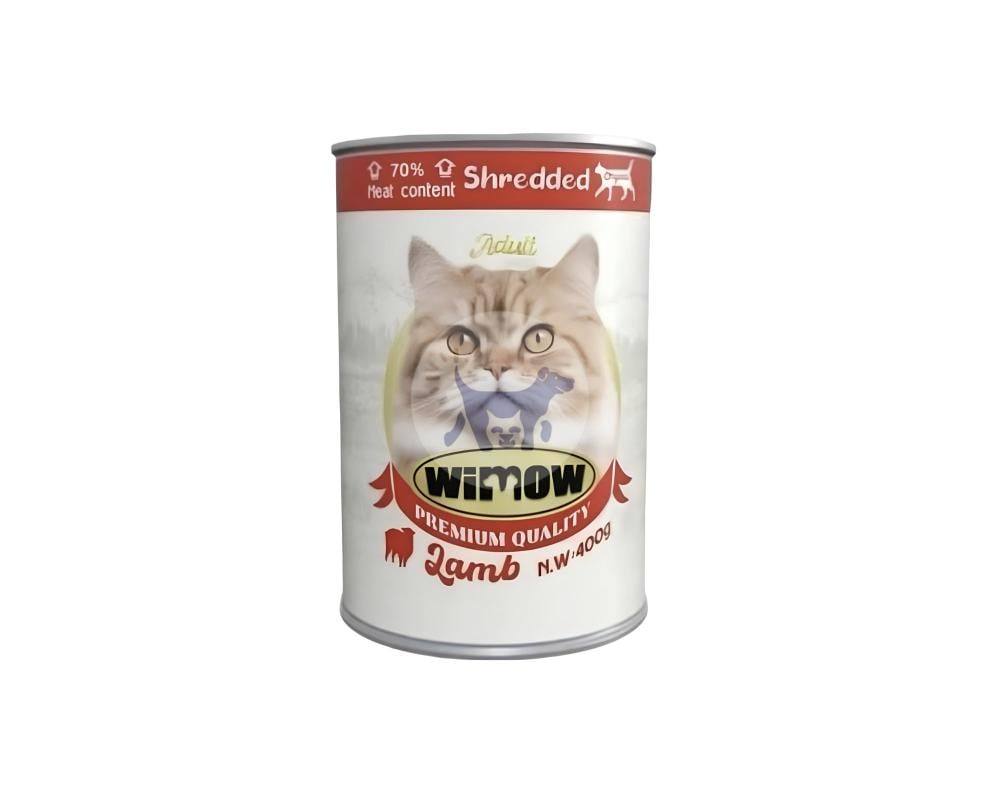 Wimow Wet Food for Cats Adult Lamb Meat 400g